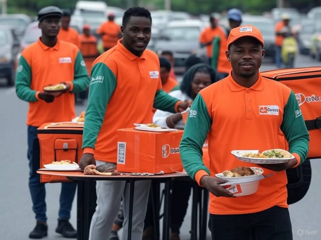 BetaDay founder with delivery riders